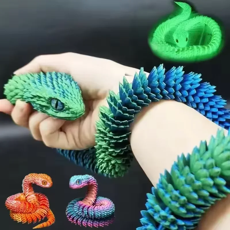 3D Printing Gif - ثلاثية الأبعاد مطبوعة الأفعى المنقولة المشتركة