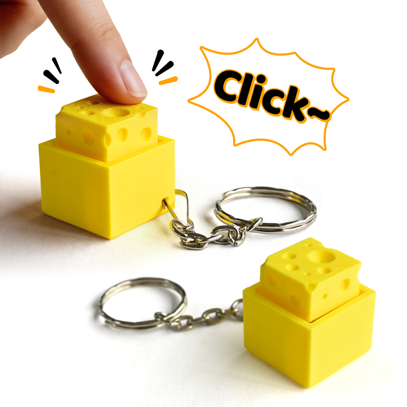ميدالية مفاتيح فيدجيت كليكر مط - مراجعة 3D Printing Gif وسعره
