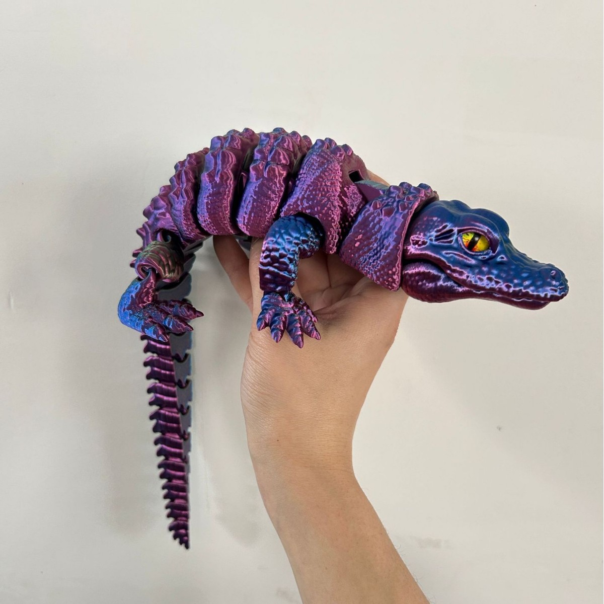 تمساح مطبوع ثلاثي الأبعاد مع ف - مراجعة 3D Printing Gif وسعره