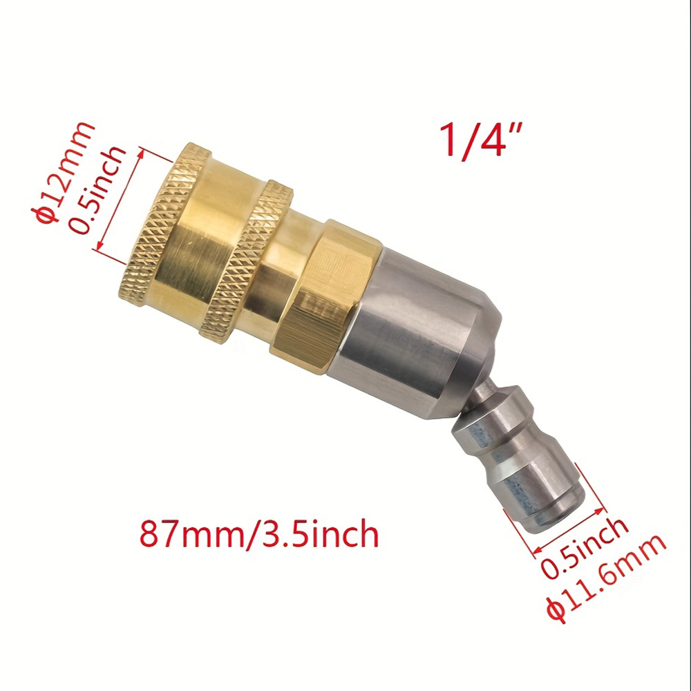 360 °   محول فوهة غسيل بالضغط  - مراجعة Nozzle Cleaning Kit وسعره