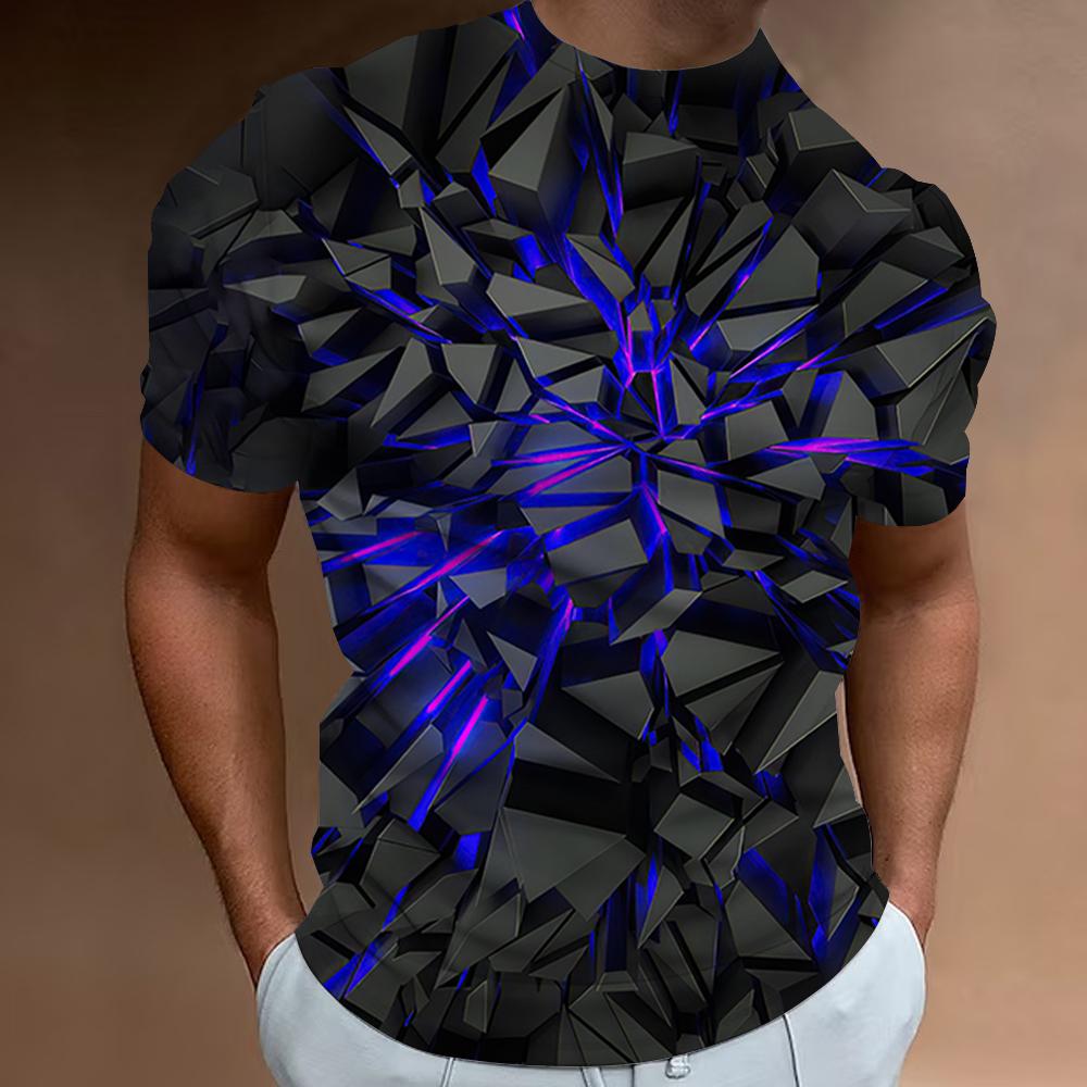 قمصان رجالية أنيقة بطباعة خطوط - مراجعة 3D Printing Design Free وسعره