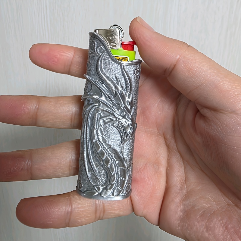حافظة ولاعة بتصميم تنين مزخرف  - مراجعة 3D Printing Examples وسعره