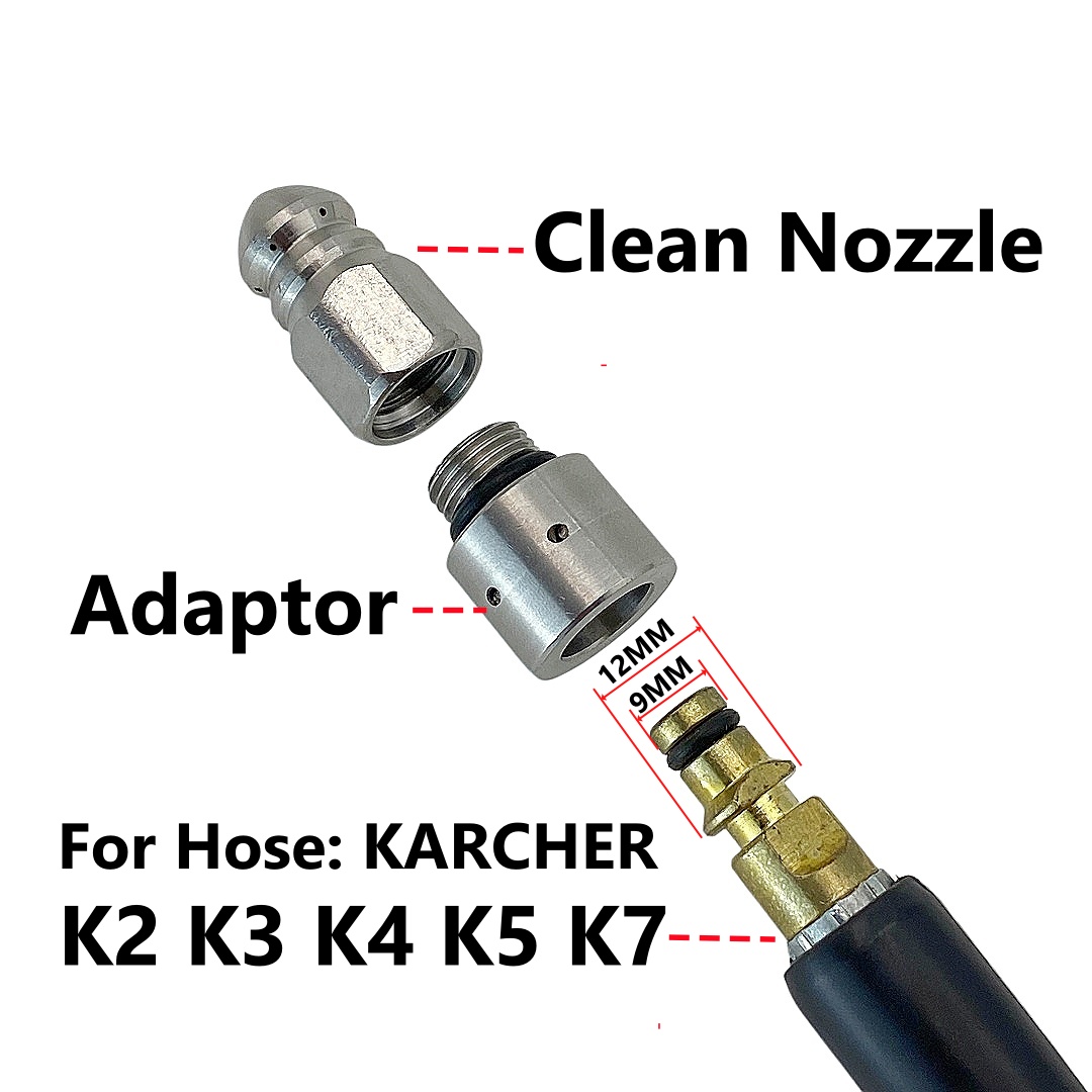 فوهة تنظيف المجاري بضغط عالي ت - مراجعة Nozzle Cleaning Kit وسعره