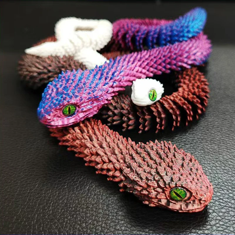 ثلاثية الأبعاد مطبوعة الأفعى ا - مراجعة 3D Printing Gif وسعره