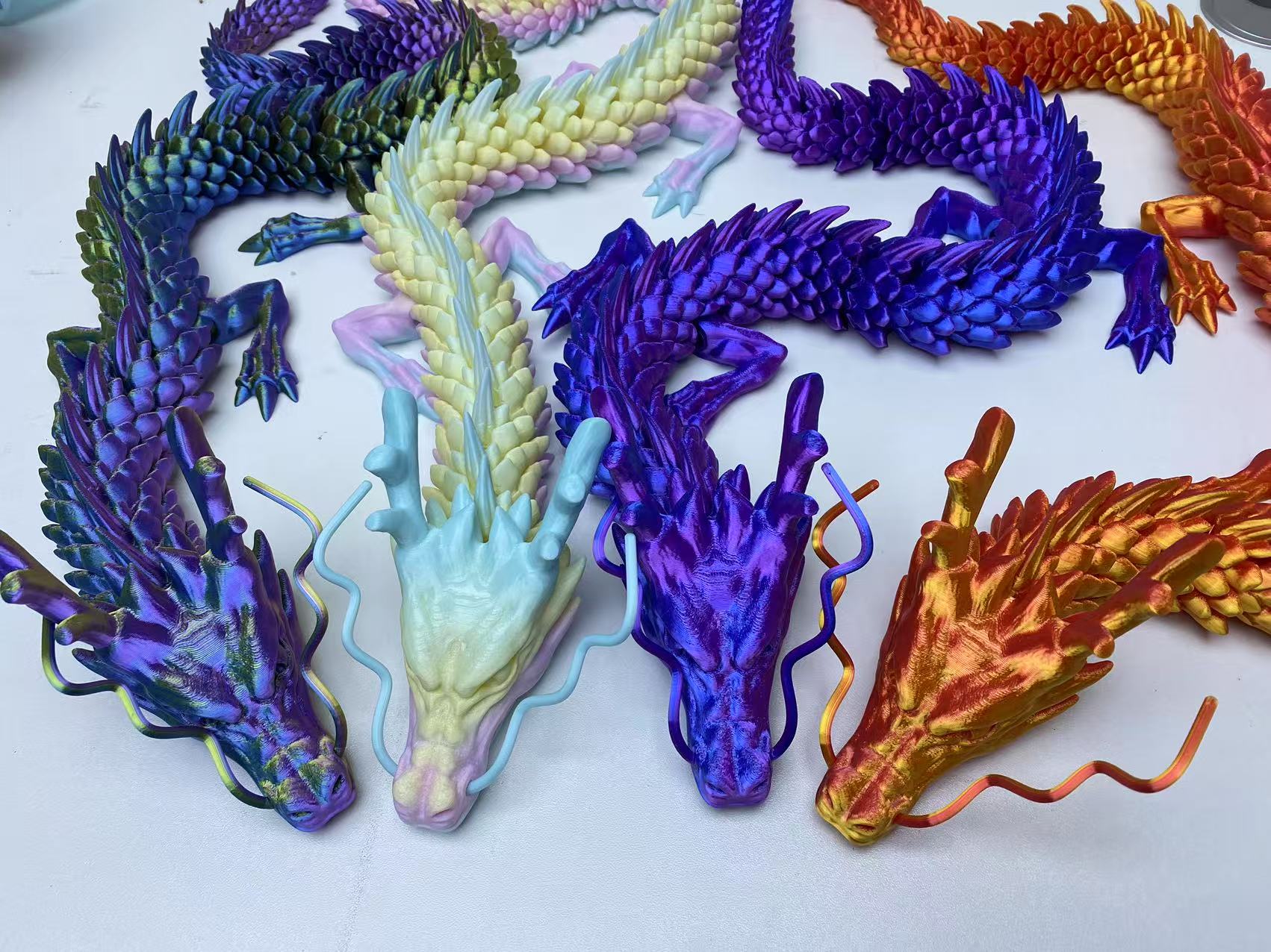 لعبة تنين صيني ثلاثية الأبعاد  - مراجعة 3D Printing Gif وسعره