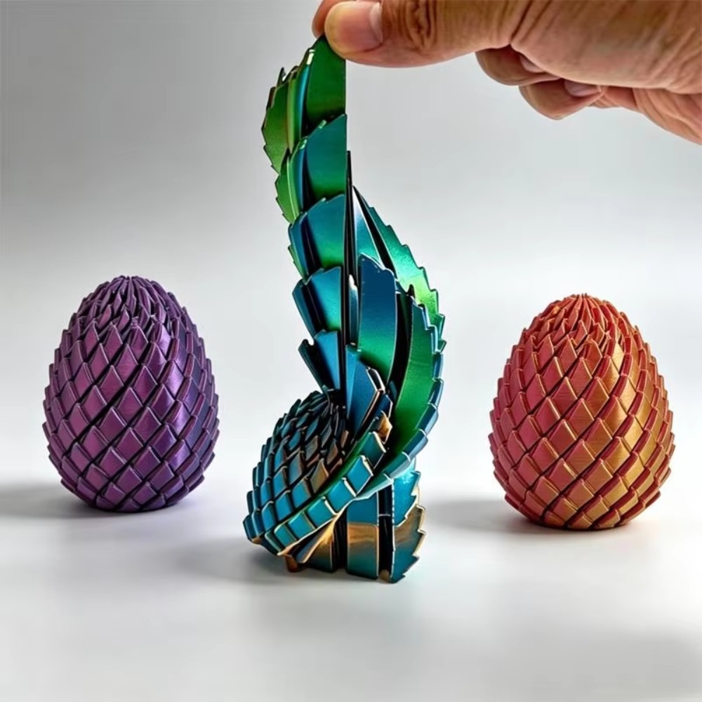 لعبة بيضة التنين الملتوية ثلاث - مراجعة 3D Printing Gif وسعره