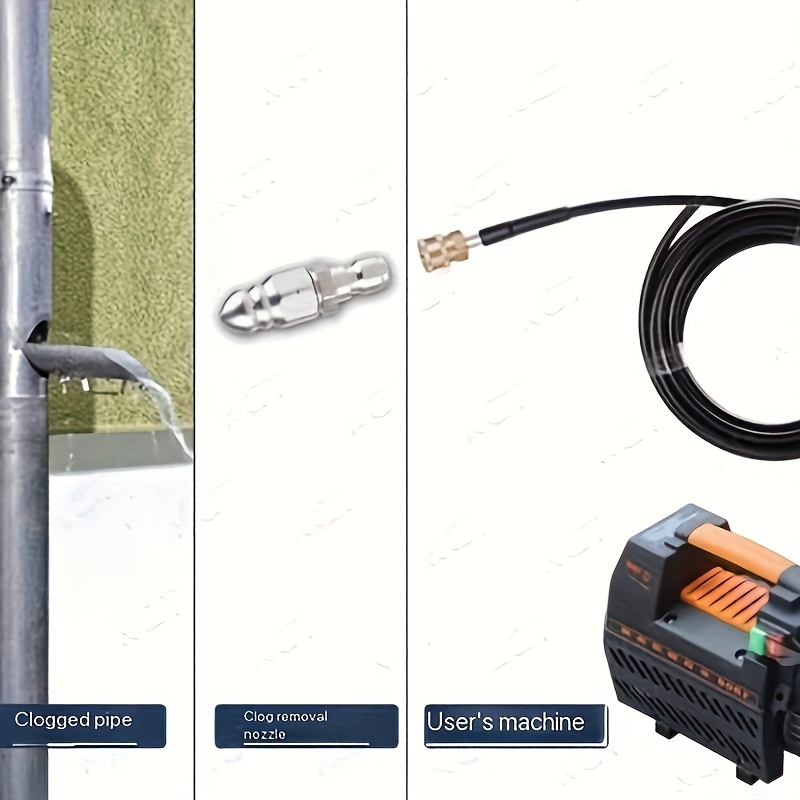 فوهة تنظيف المجاري بضغط عالي 5 - مراجعة Nozzle Cleaning Kit وسعره