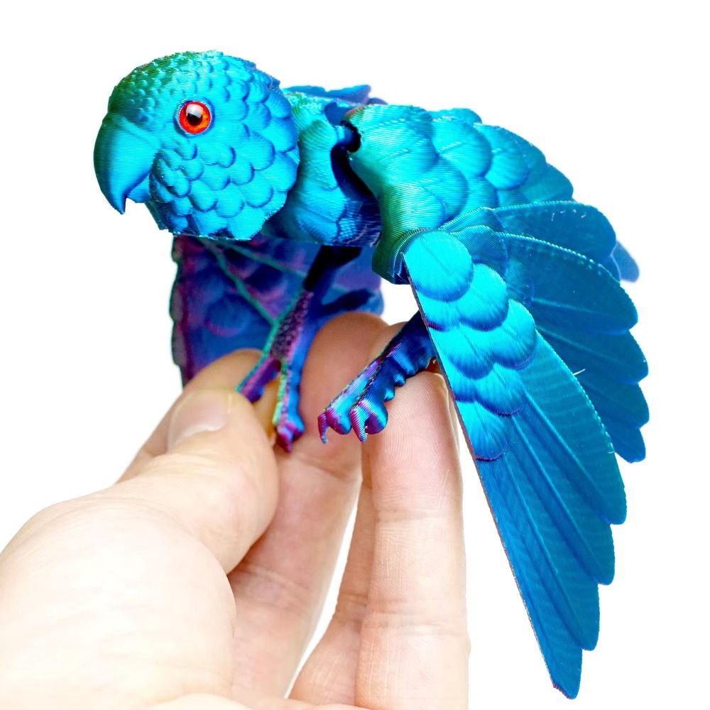 محاكاة العين 3D المطبوعة الببغ - مراجعة 3D Printing Yourself وسعره