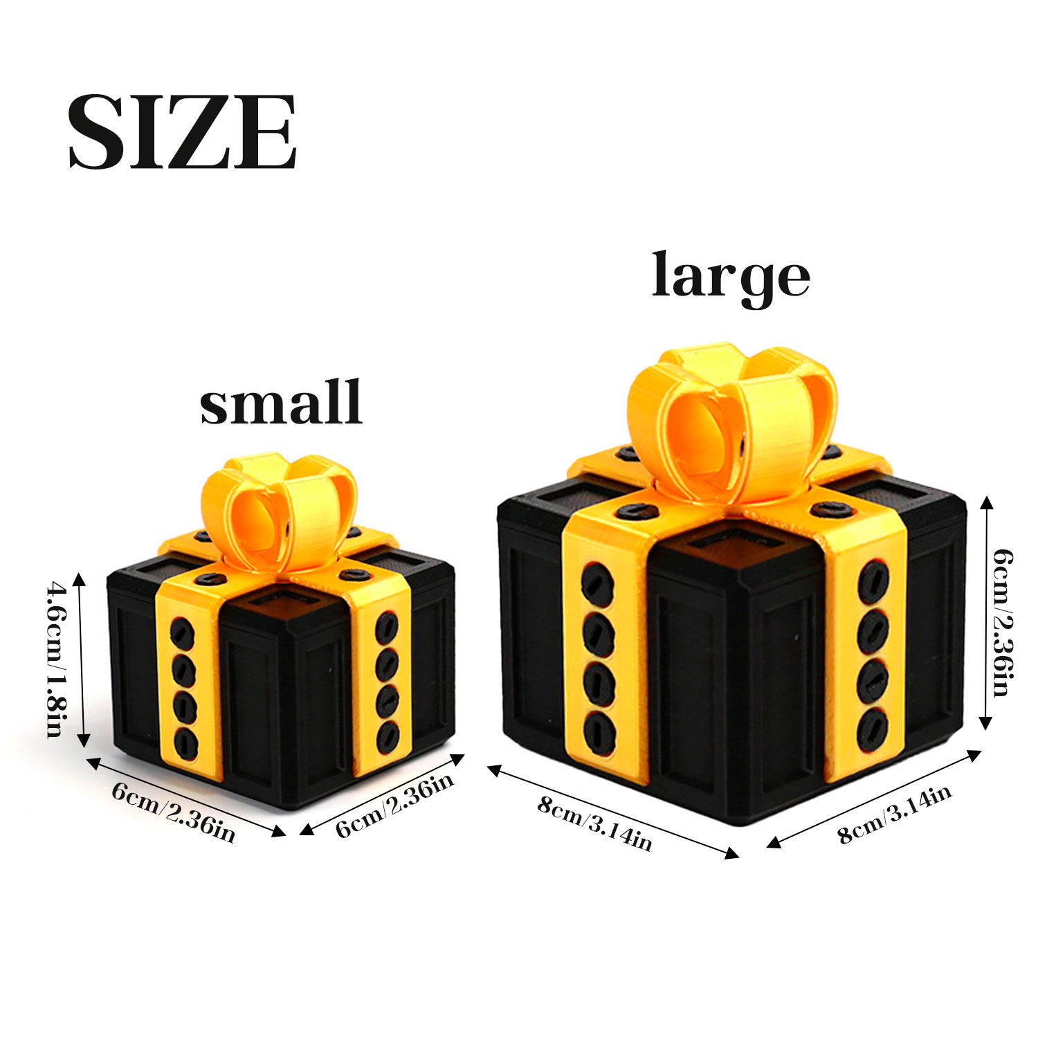 صندوق هدايا مطبوع ثلاثي الأبعا - مراجعة 3D Printing Gif وسعره